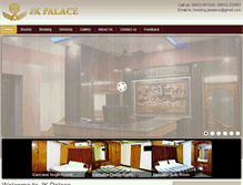 Tablet Screenshot of jkpalace.com